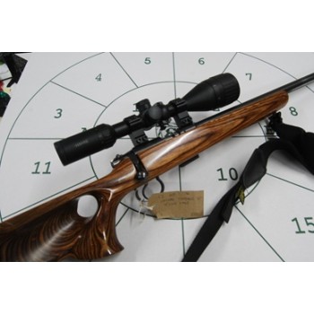CZ .22LR 455 Varmint Thumbhole Laminate 20" With Scope + Mod CZ .22LR 455 Varmint Thumbhole Laminate 20" With Scope + Mod